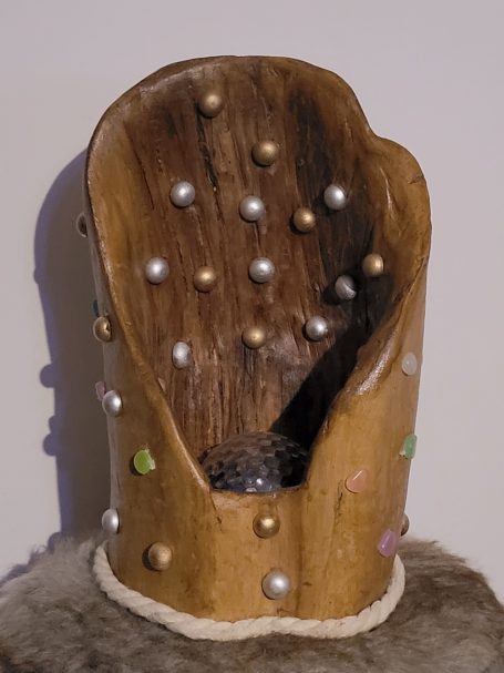 Support bois de Hêtre pour Aurore Boréale